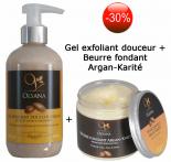 Offre Gel Exfoliant Douceur & Beurre Fondant Argan-Karit 